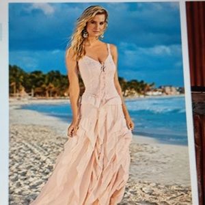 STUNNING PINK LAYERED DRESS SZ L 🥀